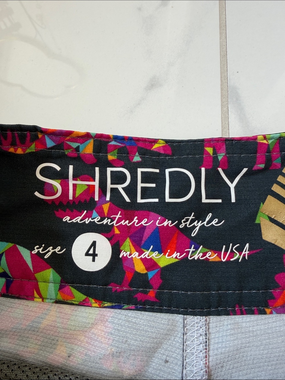 SHREDLY Jonesy MTB Mountain Bike Cycling Athletic Shorts In Dino Women’s Size 4 - Picture 6 of 14